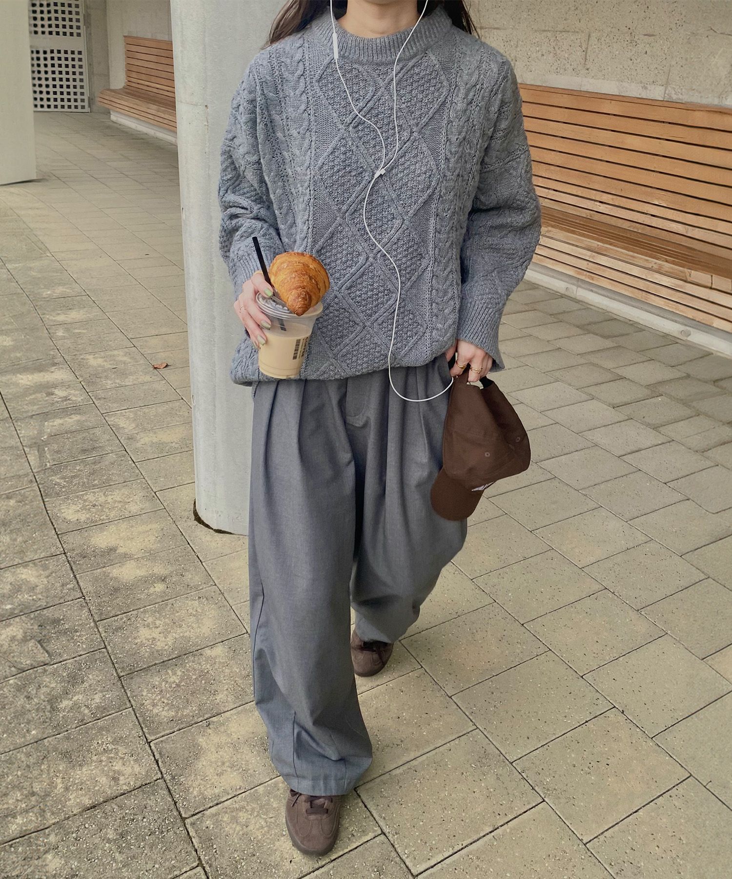 COYSEIO ダークグレー ケーブルニット 楽天市場】【期間限定！クーポン