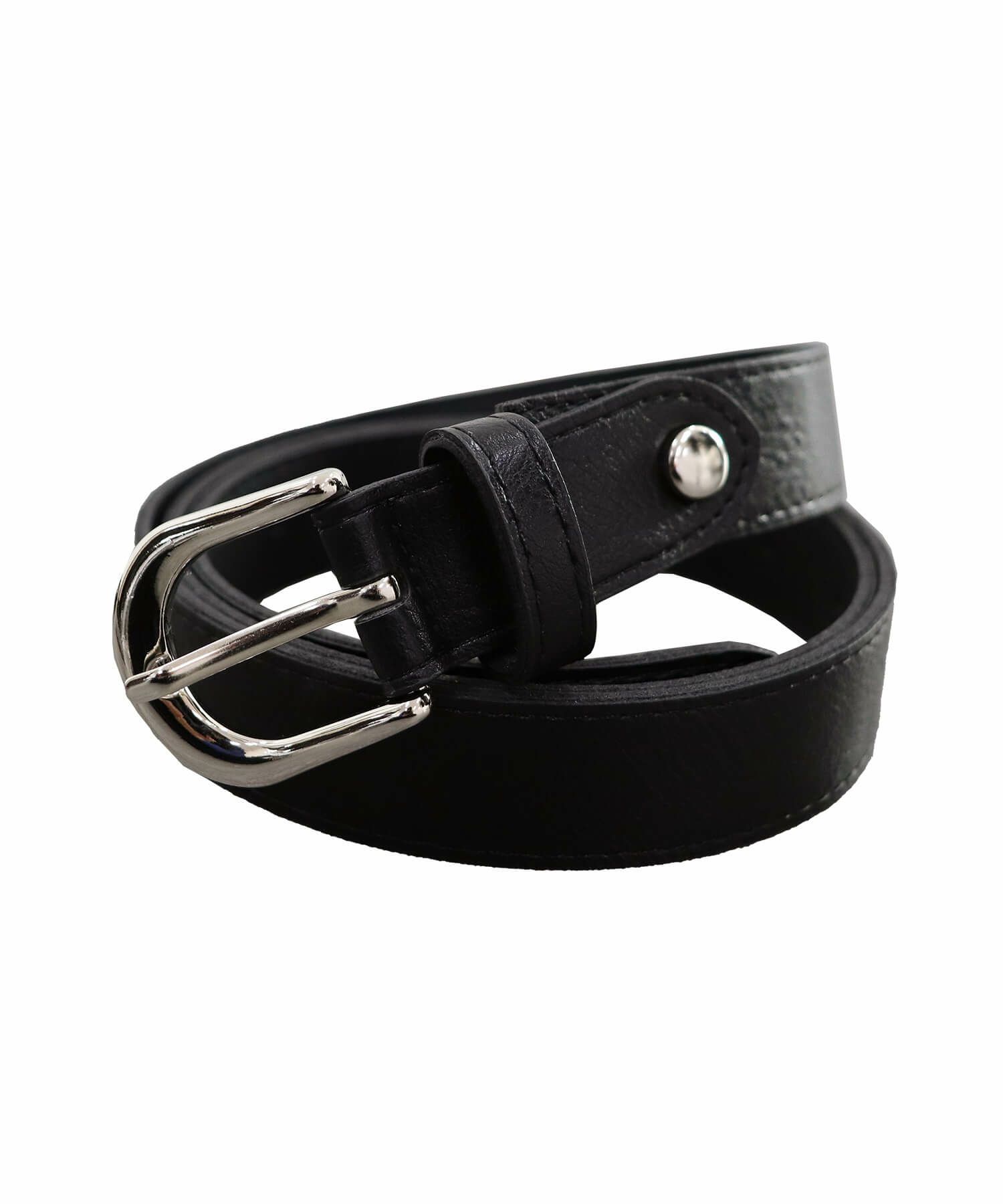ベーシックフェイクレザーベルト | Basic fake leather belt (isook