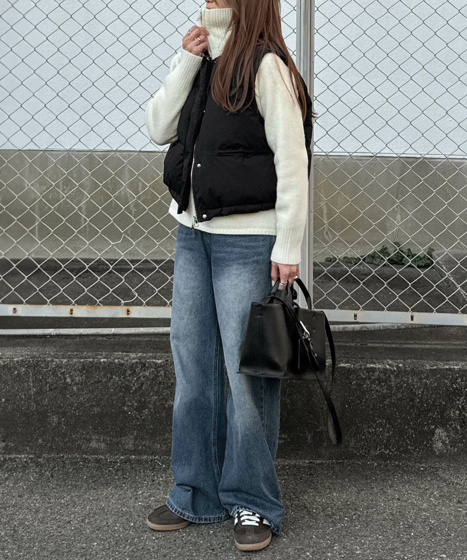 &&model：161cm&&