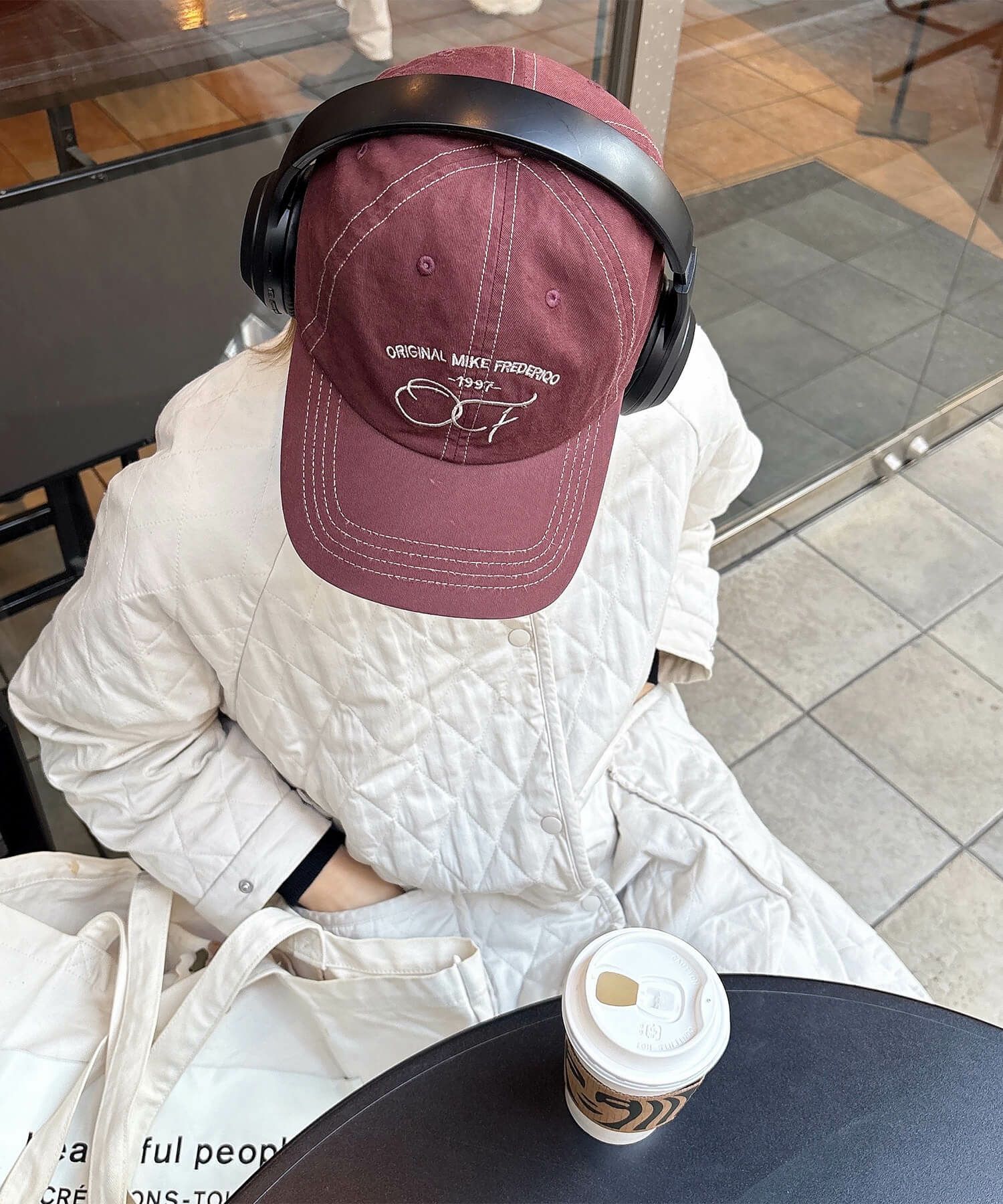 Aooo 刺繍ロゴキャップ 帽子 Embroidery Logo Cap VIS（ビス） キャップ 帽子 「新色追加」ロゴマーク刺繍キャップ