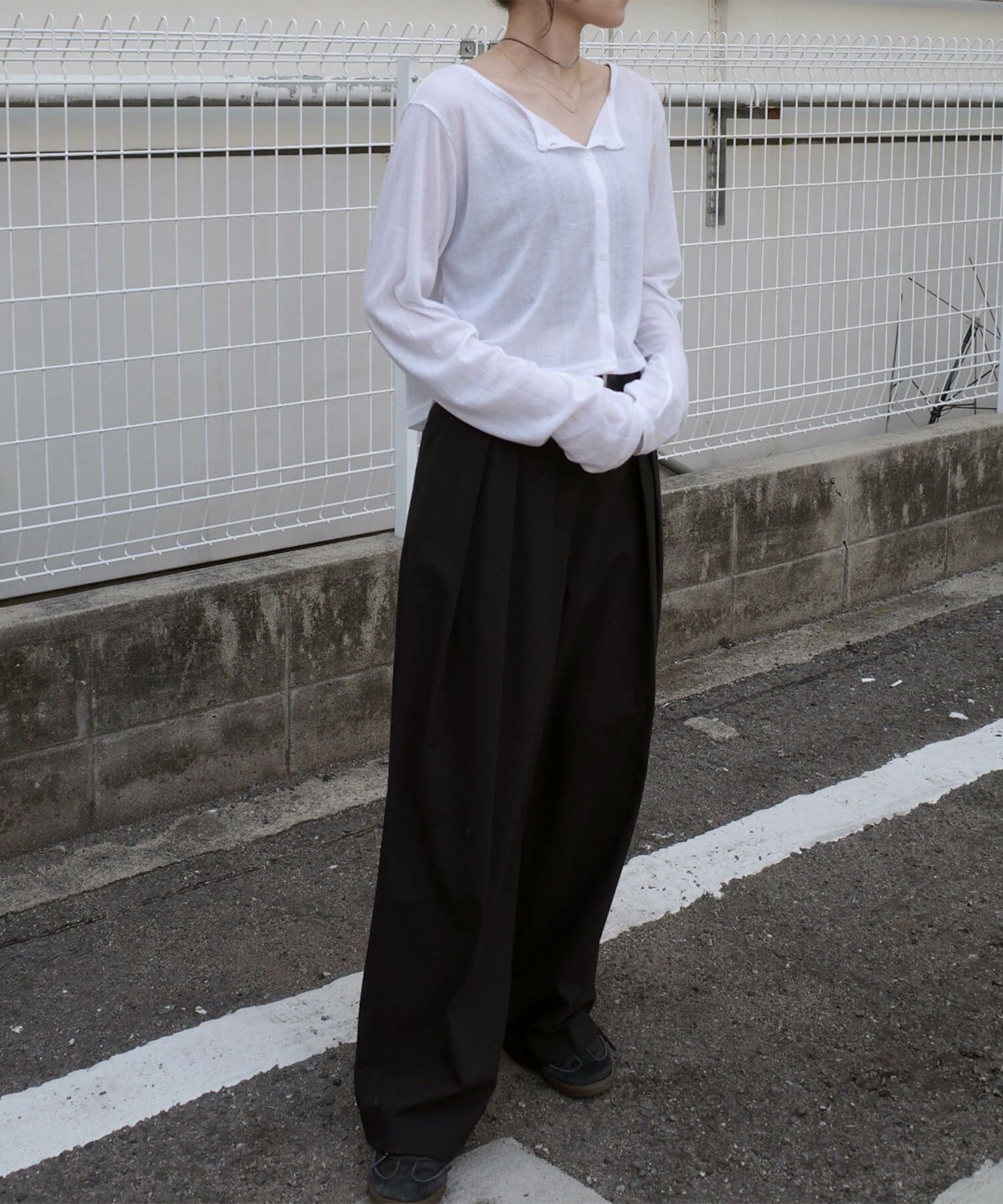 &&model：158cm&&